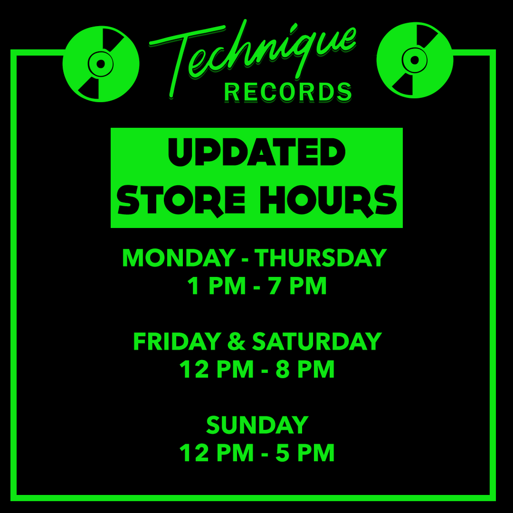 NEW STORE HOURS!